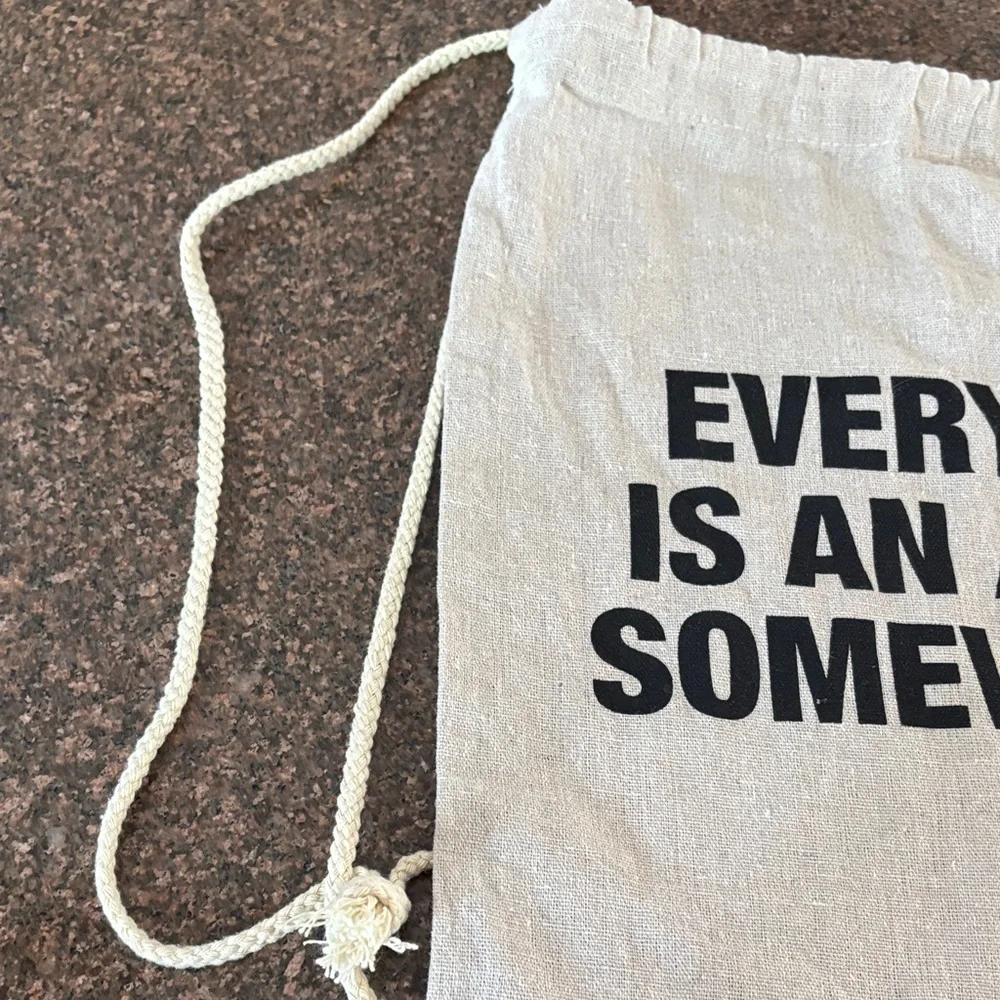 COLDPLAY EVERYONE IS AN ALIEN SOMEWHERE MUSIC OF THESPHERES DRAWSTRING BACKPACK